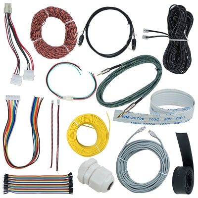 WIRES, CABLES, CABLE TIE & HEAT SHRINK TUBE